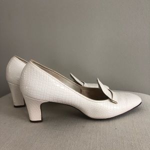 Vintage Faux-Croc Pumps